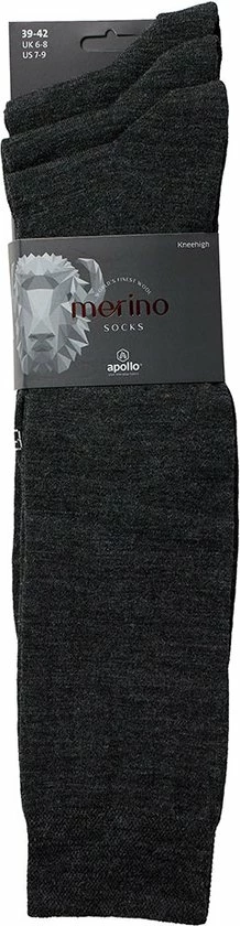Aanbiedingen โ Wollen Kniekousen Heren | Antraciet | Maat 43/46 | Kniekousen Heren | Merino Wol | Naadloze Kniekousen | Apollo ๐คฉ 6 Aanbiedingen โ Wollen Kniekousen Heren | Antraciet | Maat 43/46 | Kniekousen Heren | Merino Wol | Naadloze Kniekousen | Apollo ๐คฉ - Afbeelding 4