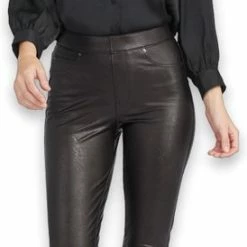 Goedkoopste ✨ Spanx 20282R Leather-Like Ankle Skinny Pant Q3-21 😉