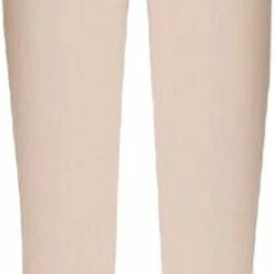 Beste Verkoop ✔️ Merkloos Dames Legging - High Waist - Met Kant - Katoen - Basic - Beige - Maat L (702) ❤️