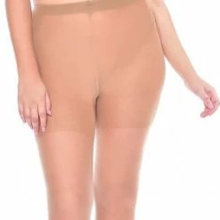 Groothandel ⭐ Pamela Mann 30 Denier Sheer Curvy Super Stretch Sun Tan 48-50 🌟