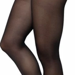 Groothandel ⌛ Merkloos Steps Panty Zwart Mat 40 Denier Maat XL 48-50 👏