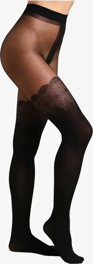 Top 10 βοΈ Pretty Polly - Lace Mock Hold Up - Panty - Zwart - One Size - π 5 Top 10 βοΈ Pretty Polly - Lace Mock Hold Up - Panty - Zwart - One Size - π - Afbeelding 3