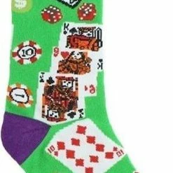 Gloednieuw 💯 Merkloos Casino Sokken - Maat 38 Tot 42 - Groen Met Poker Speelkaarten, Dobbelstenen En Chips 💯 -Beenmode Verkoop 357x840