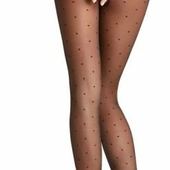 Groothandel ⌛ FALKE Dot Transparent Met Motief Fijn Elegant Matt Comfortabel Zacht Ultra Sheer 15 Denier Zwart Dames Panty - Maat M 🌟 -Beenmode Verkoop 358x840 4