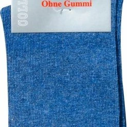 Uitgang 🎁 SOCKS4FUN Katoenen Sokken – 3 Paar – 👖 Jeans Blauw – Zonder Elastiek – Zonder Teennaad – Maat 35/38 🔔