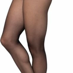 Promo ✔️ Merkloos Steps Panty Zwart Dun Mat Anti-ladder 15 Denier Maat L 44-46 🧨