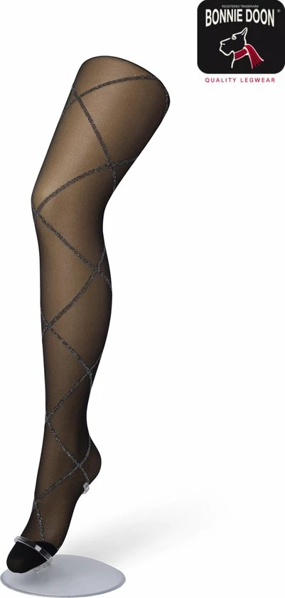 Flash-uitverkoop 🎉 Bonnie Doon Dames Ruiten Panty 20 Denier Zwart Maat L/XL - Glitters - Chique Panty - Glitter Ruit Dessin - Brede Boord - Comfort - Ruitjes - Diamant - Geruite Print - Lurex Rhombus Tights - Feestelijk - Black - BP201903.1 😉 3 Flash-uitverkoop 🎉 Bonnie Doon Dames Ruiten Panty 20 Denier Zwart Maat L/XL - Glitters - Chique Panty - Glitter Ruit Dessin - Brede Boord - Comfort - Ruitjes - Diamant - Geruite Print - Lurex Rhombus Tights - Feestelijk - Black - BP201903.1 😉