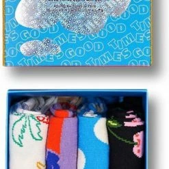 Beste deal ⭐ Happy 🧦 Socks Good Times Giftbox 4P Multi - 36-40 😀 -Beenmode Verkoop 426x840 2