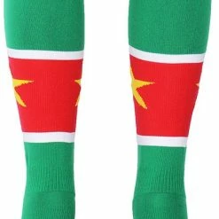 Top 10 👏 POPMERCH Suriname Vlag Voetbal Sport Sokken ⭐ -Beenmode Verkoop 436x840