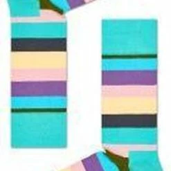 Uitgang 😍 Happy 🧦 Socks Stripes Sokken, Turquoise - Maat 36-40 🔥 -Beenmode Verkoop 442x840