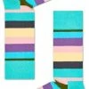 Uitgang 😍 Happy 🧦 Socks Stripes Sokken, Turquoise - Maat 36-40 🔥 -Beenmode Verkoop 443x840