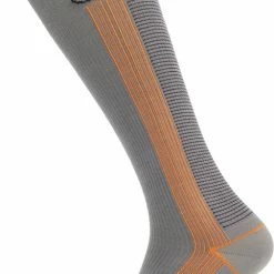 Nieuw 🎁 Bambocks Compressie Sokken 2 Paar - Grijs/Oranje & Blauw ✔️ -Beenmode Verkoop 482x840 1