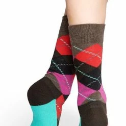 Beste Pirce 😉 Happy 🧦 Socks Argyle Sokken - Groen/Bruin - Maat 36-40 ✨ -Beenmode Verkoop 487x840