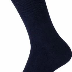 Nieuw 🎉 Boru Bamboo - 3 Pack - Sokken Dames - Sokken Heren - 15% Wol - Zwart - Maat 46-47 ✔️