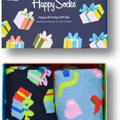 Flash-uitverkoop 🔔 Happy 🧦 Socks Happy 🎂 Birthday Giftbox 2P - Maat 36-40 🥰 -Beenmode Verkoop 528x840