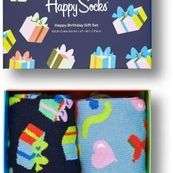 Flash-uitverkoop 🔔 Happy 🧦 Socks Happy 🎂 Birthday Giftbox 2P - Maat 36-40 🥰 -Beenmode Verkoop 532x840