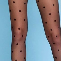 Aanbiedingen ⭐ Gabriella Panty Met Stippen Eva 20 DEN Zwart, Maat 3-M 🧨 -Beenmode Verkoop 536x840