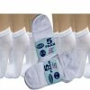 Groothandel 🧨 Merkloos Witte 👟 Sneaker Sokken | 10 Paar | Multipack Unisex | Maat 42-46 | Naadloos | Enkel Sokken | Voor Heren En Dames 🔔 -Beenmode Verkoop 550x268 1