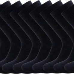 Begroting ✨ Merkloos Socke - Sokken 90% Katoen Zwart Maat 39/42 3 Paar Multipack Dames Maat 39/42 - Sokken Heren - Sokken Dames - Katoenen Sokken - Anti Transpiratie Sokken 🔥