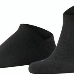 Gloednieuw ⭐ FALKE Cool Kick 👟 Sneaker 👟 Sneakersokken Versterkte 👟 Sneaker Sokken Heren Dames Zonder Motief Met Pluche Zool En Hielband Ademend Sneldrogend Zwart Unisex Sokken - Maat 35-36 😉