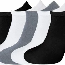 Nieuw 😉 Merkloos Green-goose® Bamboe 👟 Sneakersokken | Unisex | 5 Paar | Grijs | Zwart | Wit | Maat 39 - 42 | Duurzaam En Comfortabel | 95% Bamboe ⭐ -Beenmode Verkoop 550x289