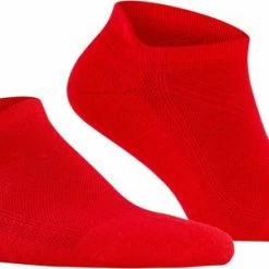 Korting ⭐ FALKE Cool Kick 👟 Sneaker 👟 Sneakersokken Versterkte 👟 Sneaker Sokken Heren Dames Zonder Motief Met Pluche Zool En Hielband Ademend Sneldrogend Rood Unisex Sokken - Maat 46-48 😀 -Beenmode Verkoop 550x302