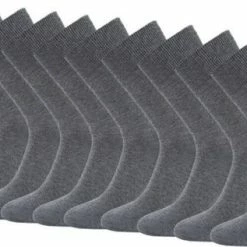 Groothandel 👍 10 Paar Olif Katoen Heren Sokken Naadloos - 39-42 ⭐