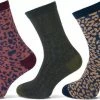 Goedkoopste ❤️ Teckel Damessokken - Luipaard Gekleurd - 3-pack - 36-42 🎉 -Beenmode Verkoop 550x346 1