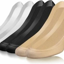 Kopen 👏 2 Pack Sesto-Senso Dames Ballerina Sokjes Met Siliconen Antislip Wit Maat 39-41 👏 -Beenmode Verkoop 550x356