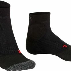 Promo 🧨 FALKE TE2 Short Tennissokken Kort Zacht Geribd Dempend Effect Vochtregulerend Gewrichtsbescherming Zonder Motief Katoen Zwart Dames Sportsokken - Maat 35-36 😍 -Beenmode Verkoop 550x363