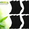Promo 😍 Bamboo Essentials - Bamboe Sokken Heren 39 42 - Sokken Dames Maat 39 42 - 12 Paar - Zwart - Lange Sokken - Kousen Heren Sokken - Kousen Dames Sokken - Anti Zweet - Duurzaam 🎁 -Beenmode Verkoop 550x366 1