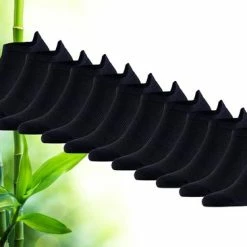 Korting 🥰 Bamboo Essentials - 👟 Sneakersokken Heren - 12 Paar - Navy - Maat 43 46 - Enkelsokken Heren- Sokken Heren 43 46 - Sportsokken Met Mash Ventilatie ❤️