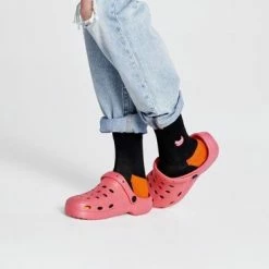 Top 10 👍 Happy 🧦 Socks Banana Embroidery Half Crew 🧦 Socks, Maat 36/40 🎉 -Beenmode Verkoop 550x367 8