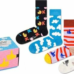 Beste deal ⭐ Happy 🧦 Socks Good Times Giftbox 4P Multi - 36-40 😀