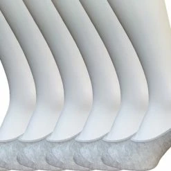 Promo 🤩 Classinn® Classinn No Inn Footie 👟 Sneaker Sokken Katoen Onzichtbaar 6 Paar Grijs Melange Maat 39-42 Met Logo 🥰