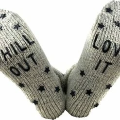 Beste Pirce 😍 Homesocks Love It Met Antislip Lichtgrijs - 42 🤩 -Beenmode Verkoop 550x403