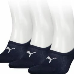 Flash-uitverkoop 🧨 Puma Footie Unisex Sokken - 3-pack - Maat 43-46 ✔️