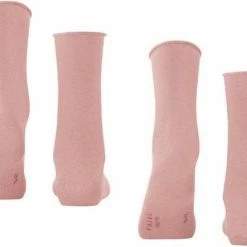Flash-uitverkoop 🎁 FALKE Happy 2-Pack Zacht Zonder Motief Versterkt Hoogwaardig Mid-rise Robuust Ademend Dekkend Set Katoen Multipack Roze Dames Sokken - Maat 39-42 🥰 -Beenmode Verkoop 550x433 1