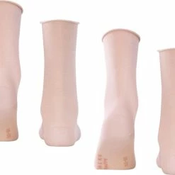 Flash-uitverkoop 🎁 FALKE Happy 2-Pack Zacht Zonder Motief Versterkt Hoogwaardig Mid-rise Robuust Ademend Dekkend Set Katoen Multipack Roze Dames Sokken - Maat 39-42 🥰 -Beenmode Verkoop 550x434