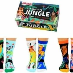 Goedkoopste 😍 United Oddsocks Jungle Sokken Mismatched Multipack Maat 30-38 ⭐ -Beenmode Verkoop 550x443 1