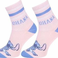 Gloednieuw 🎉 3 Paar, Lange Kleurrijke Sokken, - Stitch DISNEY, OEKO-TEX Gecertificeerd / 37-42 🤩 -Beenmode Verkoop 550x458 1