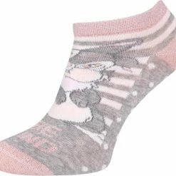 Coupon ✨ Produkt 3x Roze En Grijze Sokken DISNEY Stampertje, OEKO-TEX Certificaat 👍 -Beenmode Verkoop 550x481 3
