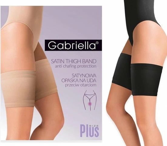 Gloednieuw ๐ Gabriella Gladde Satijnen Dijenband 15 Cm Breed, Beige, Maat 5/6 ( XL/XXL), 68-76 Cm ๐ 7 Gloednieuw ๐ Gabriella Gladde Satijnen Dijenband 15 Cm Breed, Beige, Maat 5/6 ( XL/XXL), 68-76 Cm ๐ - Afbeelding 5