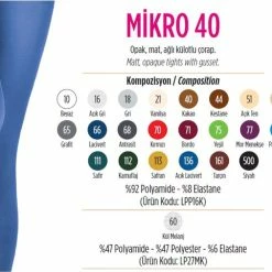 Coupon ✨ Penti Micro 40 Denier Dames Panty (pd1010) - ROOD - Maat S ✨ -Beenmode Verkoop 550x482