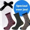 Beste Verkoop 🧨 Teckel Damessokken - Luipaard Gekleurd - 3-pack In Cadeauverpakking ⌛ -Beenmode Verkoop 550x483 1