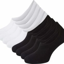 Gloednieuw 👏 Merkloos Combipack (zwart/wit) No Show 👟 Sneakersokken - Maat 35/38 - 8 Paar - Onzichtbare 👟 Sneakersokken - Naadloos - Anti-slip Hak 🔔 -Beenmode Verkoop 550x486 4