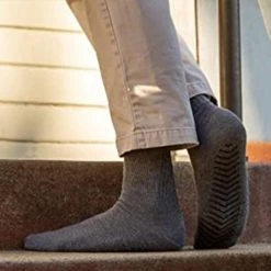 Promo 🌟 Malinsi Sokken Antislip 3-Pack - 3 Paar Donkere Kleuren Maat 42-46 - Huissokken Dames En Heren Anti Slip ✔️ -Beenmode Verkoop 550x489 2