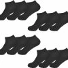 Hete verkoop 😉 Merkloos Enkelsokken Unisex - Zwart - 12-pack - Maat 41-46 | Multi-pack Korte Sokken 🎁 -Beenmode Verkoop 550x489 3