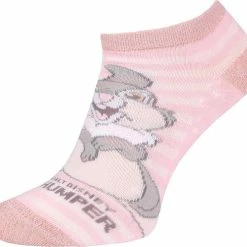 Coupon ✨ Produkt 3x Roze En Grijze Sokken DISNEY Stampertje, OEKO-TEX Certificaat 👍 -Beenmode Verkoop 550x498