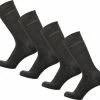 Goedkoopste 🌟 Bamboe Sokken | Anti-zweet Sokken | Naadloze Sokken | 4 Paar - Antraciet | Maat: 43-45 | Merk: Bamboosa 🥰 -Beenmode Verkoop 550x503